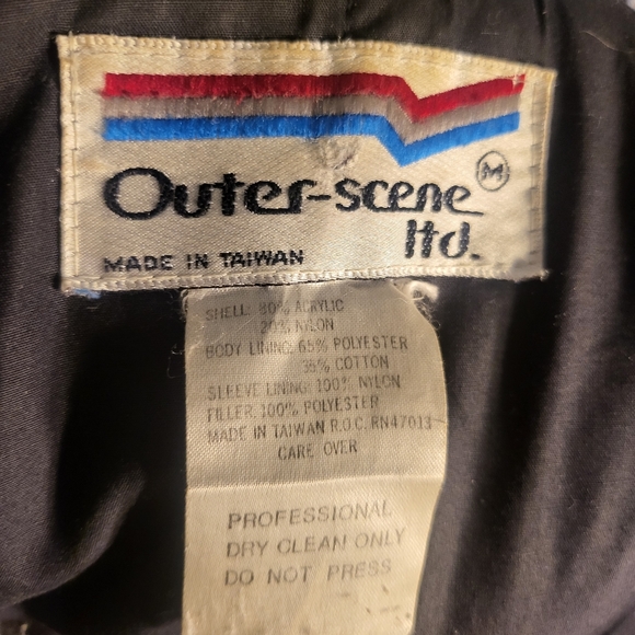 Outer-Scene Ltd Acrylic Nylon Mix Chunky & Cozy Lined Knit Puffer Winter Coat M - Picture 9 of 10